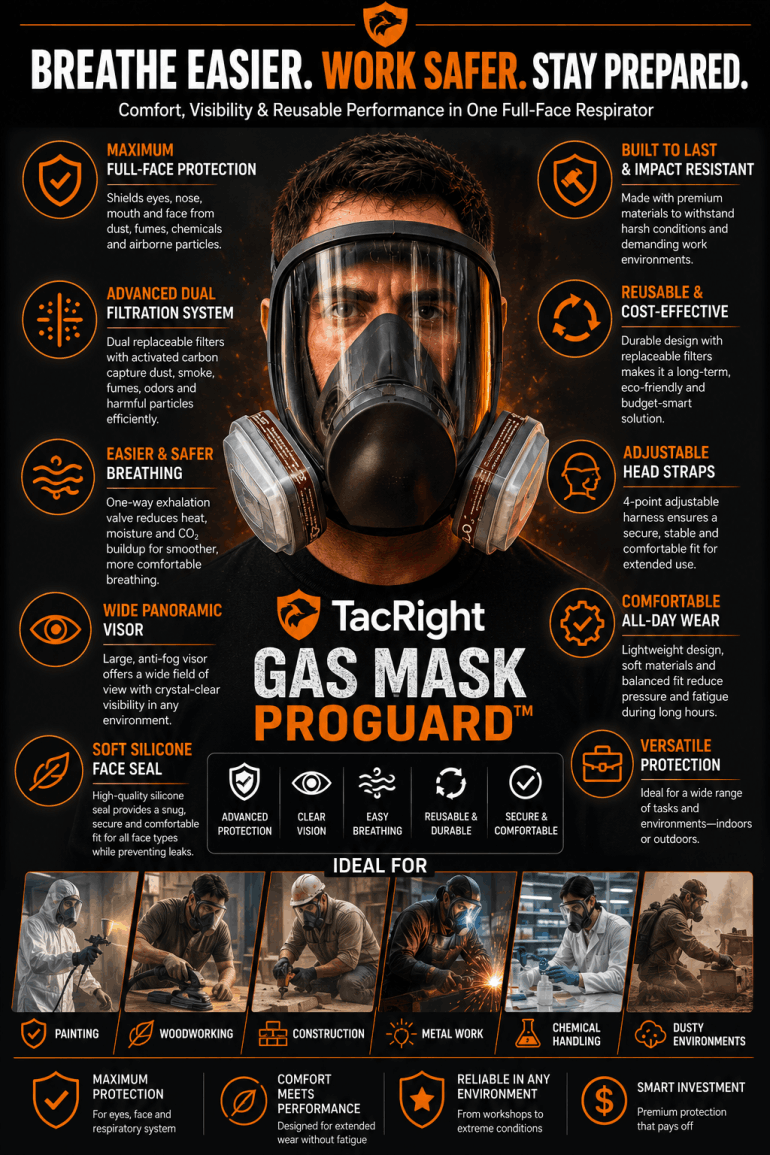 Tacright Gas Mask Benefits